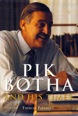 Cover of biography of Pik Botha