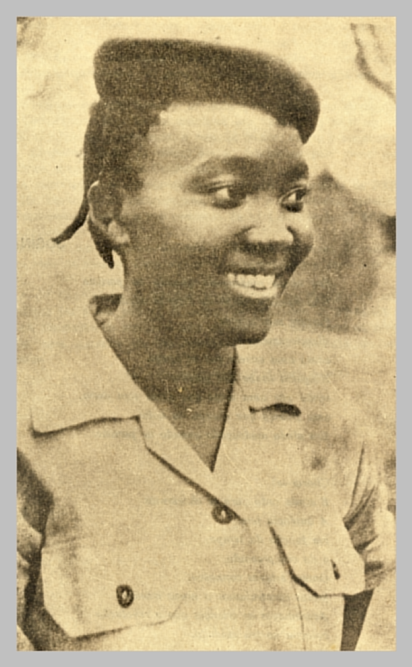 Josina Machel, smiling