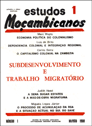 Cover of Estudos Mocambicanos, issue no.1