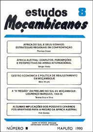 Cover of Estudos Mocambicanos, issue no.8