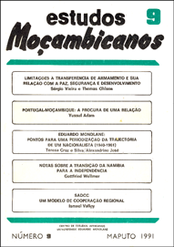 Cover of Estudos Mocambicanos, issue no.9