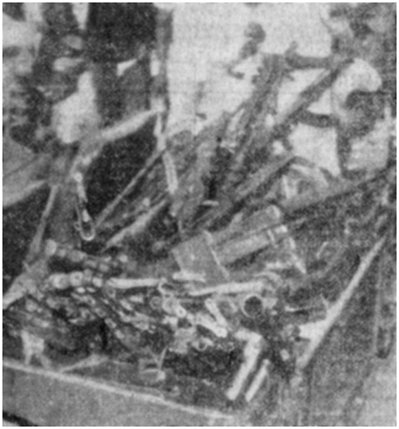 Captured weapons