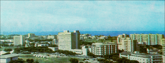 Panoramic view of Beira, mid-1980s