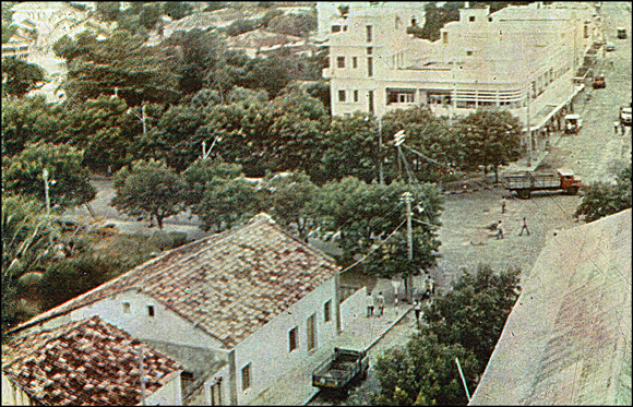 View of Inhambane town, 1980s