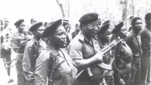 Dhlakama and Renamo fighters