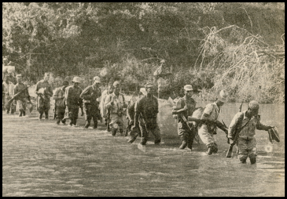 FRELIMO fording a river