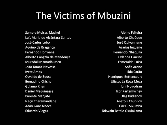 Names of the Victims