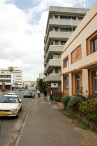 Street scene in Blantyre, Malawi