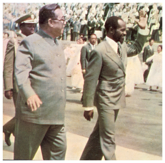 Samora Machel and Kim Il-Sung