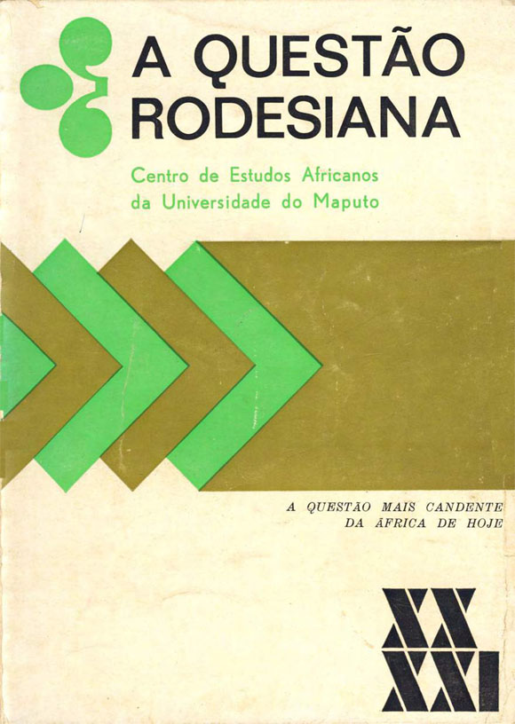 A Questão Rodesiana, capa, edição lisboeta