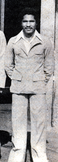Constantino Reis in the team photo, Moscow 1979